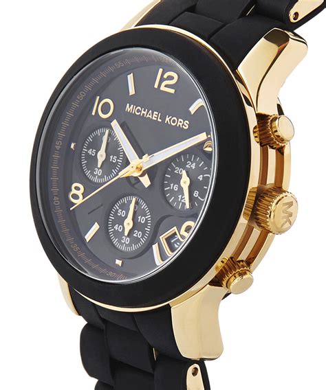 michael kors watches black and gold|Michael Kors gold diamond watch.